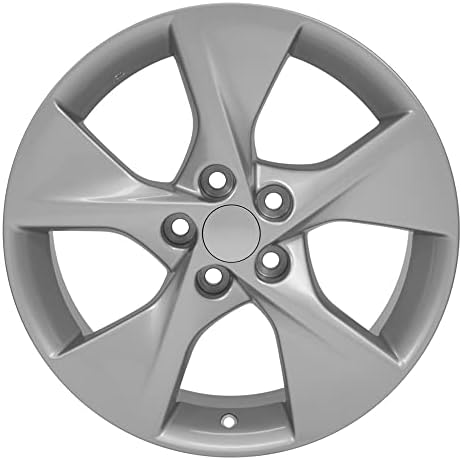 OE Wheels LLC 18 אינץ 'שפה מתאימה לטויוטה קאמרי גלגל TY12 18x7.5 גלגל כסף הולנדר 69605