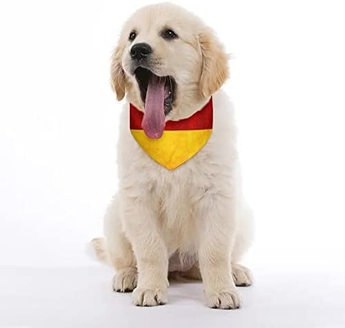 דגל רטרוגרמן כלב בנדנה מתכוונן צווארון חיות מחמד צעיף משולש חמוד קרכיט לכלבים חתולי
