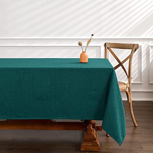 מטוטו שולחן כתיבה ביתית עמיד למים ומלון שמיכה עבה שמן מסעדה מערבית מסעדה מערבית בד שולחן תה 140 * 240 סמ Darkgreen