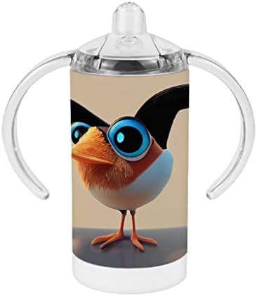 ציפור עיצוב כוס קש-קריקטורה תינוק כוס קש-צבעוני כוס קש