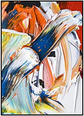 יד מצוירת ציור שמן על בד, צבעוני עבה מרקם צבע מופשט אקספרסיוניזם מודרני יצירות אמנות ציורי יד מצוירת ציורי שמן על בד קיר אמנות