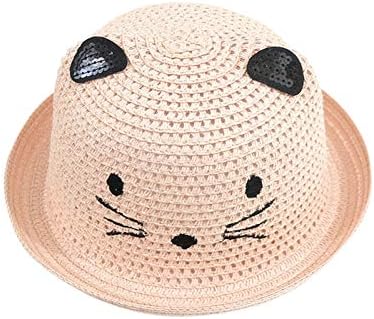 כובע משאיות לילדים בנים בנים קיץ כובעי שמש קריקטורה בנות חתול כובע חוף בנים קש קש כובעי תינוקות