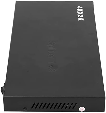 1x8 HDMI Splitter, ANQ -2118 4K 1 קלט 8 פלט פעיל 8 ערוץ HD Multimedia ממשק מכפיל, מגבר וידאו שמע, מתאים למחשב,
