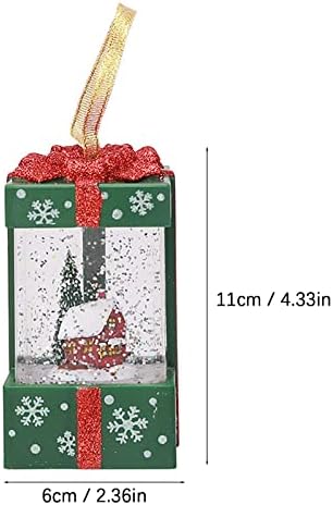 שלג לחג המולד עם מוסיקה תאורה מופעלת על סוללות סיבוב מים פלאש עיצוב בית חג המולד איש שלג 5 מל 12 ימי זוהר