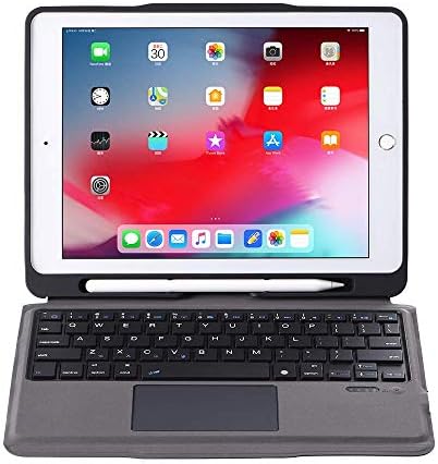 מארז מקלדת INI iPad עבור iPad 2018 - iPad 2017 - iPad Pro 9.7 - iPad Air 2 & 1 - Wireless/BT - מארז iPad עם מקלדת למערכת
