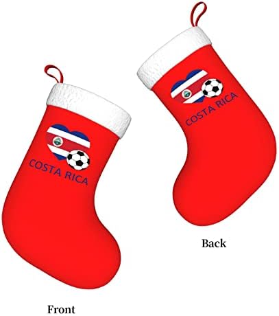 Cutedwarf Love Costa RICA כדורגל כריסטמה גרביים קישוטי עץ חג המולד גרבי חג המולד לחג המולד מתנות למסיבות חג 18