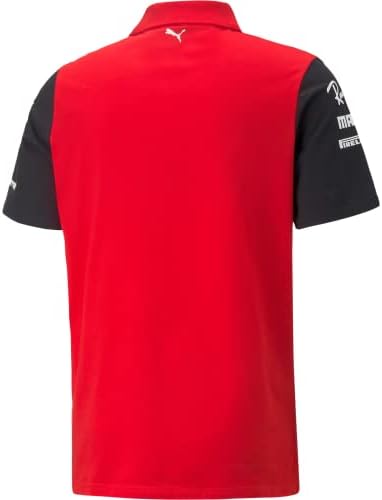 חולצת פולו קבוצתית של סקודריה פרארי פורמולה 1 לגברים 2022