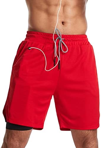 5 אינץ 'של מכנסיים אתלטי של גברים מקצרים אימון קיץ מכנסיים קצרים משקל קלים מכנסיים קצרים בטרקלין עם כיסים
