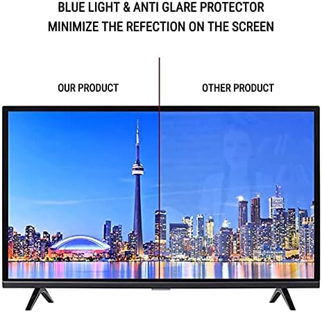מקדח 32 704395 מ מ - מגן מסך טלוויזיה מט נגד בוהק, הגנה על העיניים בלוקי אור כחול סרט מסנן מפחית עייפות עיניים