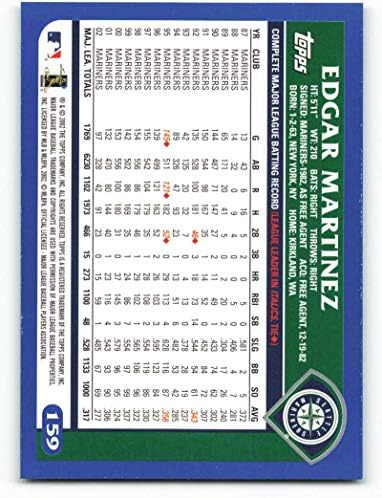 2003 Topps 159 Edgar Martinez NM-Mt Seattle Baseball
