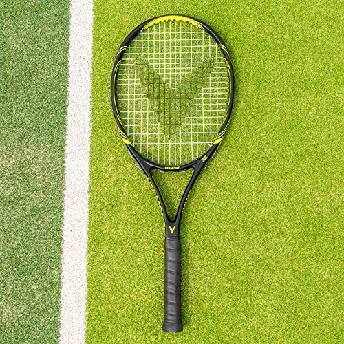 מחבט טניס לונר ורמונט / טניס מועדון תחרותי / מחבט טניס בכיר / עיצוב שחור וצהוב / סגנית טק בנייה / מסגרת גרפיט עם