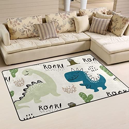 סינוסאור צבעוני שטיחים גדולים של שטיחים משתלת שטיח פליימט שטיח לילדים משחק חדר שינה חדר שינה סלון 60x39 אינץ