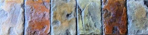 בולי בטון מרוצפים לגבולות על ידי וולטולים / תבנית דקורטיבית מרוצפת אבן מחוספסת, מחצלת מרקם פוליאוריטן יציבה, פירוט מציאותי