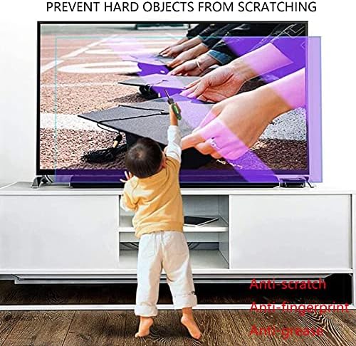 LXCISY 27-75 אינץ 'אנטי בוהק LCD LCD מגן על סרט מגן, אור אנטי כחול/אנטי שריטה/אנטי אצבעות טלוויזיה מסך טלוויזיה סרט מגן,
