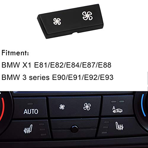 לוח הבקרה של האקלים של ירח AC לוח בקרה E90 כפתור מהירות מאוורר עבור BMW 1 סדרה E81/E82/E87/E88 ， BMW 3 סדרה E90/E91/E92/E93