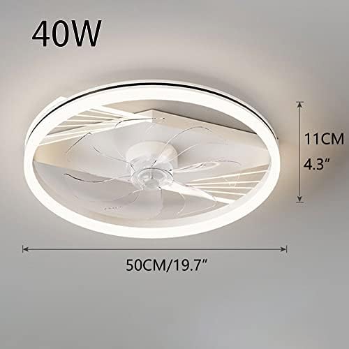 איבלודי 3 מהירות ומאוורר תקרה מעומע עם אור מודרני של LED מאוורר תקרה אור סומק הרכבה מנורות מאוור