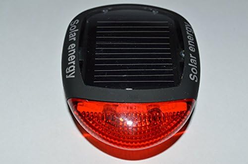 אופניים אדום 2 LED סופר בהיר סולארי אנרגיה אנרגיה אופניים מנורת אחורית אור זנב