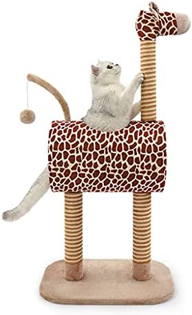 ג ' ירפה חתולי גרוד צעצועי חבל סיסל חבל לחיות מחמד קפיצות צעצוע עץ חתולי טיפוס מסגרת עבור גורים לחיות מחמד בית לשחק