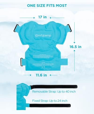 חבילת קרח כתף מסובב שרוול טיפול קר וכרית חימום משוקללת לצוואר וכתפיים חבילות