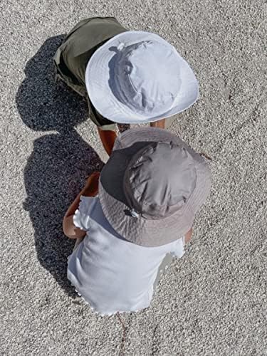 כובע דלי בייבי ומשקפי שמש, כובע שמש הגנה על UV עם שוליים רחבים, כובע חוף פעוטות חיוניים לקיץ לילדה נערה