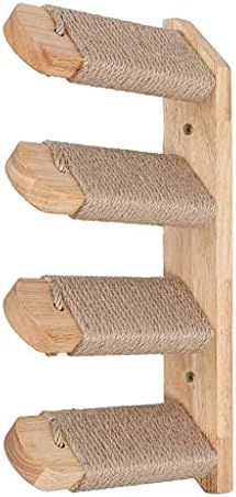 וולנוטה קיר רכוב חתולי טיפוס סולם עץ מדרגות לחיות מחמד ריהוט חתלתול קיר מדף סט חתולי מוט עץ שריטות טיפוס חתולי עץ