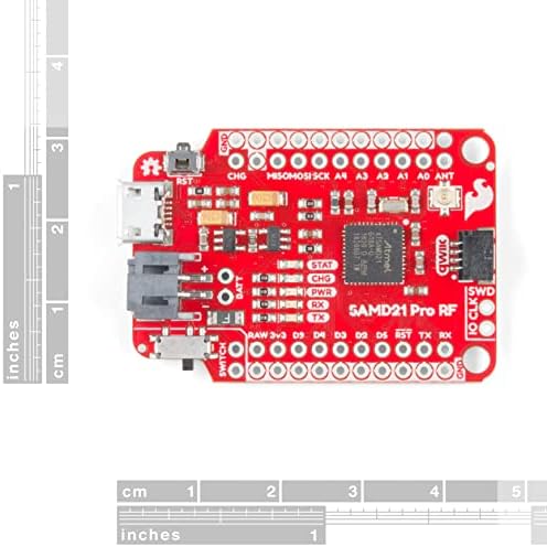 Sparkfun Pro RF-LORA, 915MHz-לוח אלחוטי קל לשימוש IoT IoT QWIIC Microcontroller 915MHz ISM פס מחוז מיקרו-B מחבר USB כלול מחבר
