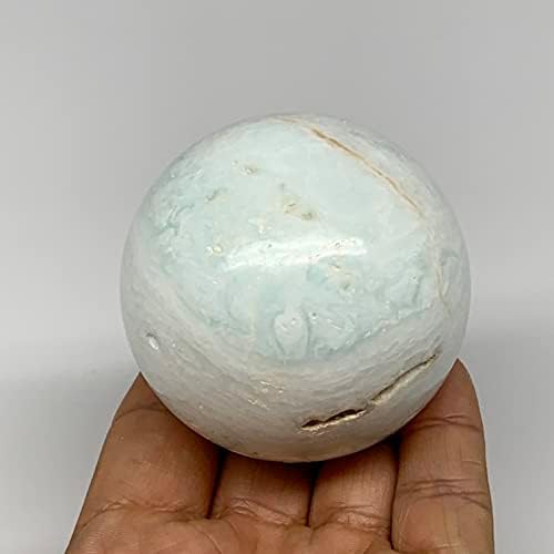 Watangems 304.3 גרם, 2.4 כדורי קלציט כחולים טבעיים טבעיים טבעיים מינרל קריסטל, אנרגיה רייקי, אבן ריפוי, אוסף, מאפגניסטן,