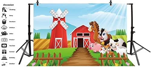 יייל 12 על 8 רגל קריקטורה חוות מרעה רקע לצילום כפרי סככה אסם נוף בעלי חיים בעלי חיים רקע כפרי תינוק ילד ילדים למבוגרים