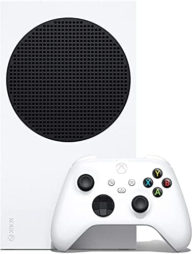 Microsoft Xbox Series S 512GB משחק קונסולה כל-דיגיטלית, בקר אלחוטי Xbox אחד, רזולוציית המשחקים של 1440p, השמעת מדיה 4K סטרימינג,