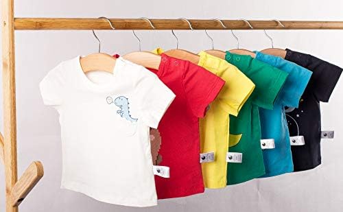 פיה כותנה תינוקת 7 חבילה לחולצות טריקו של צוות שרוול קצר