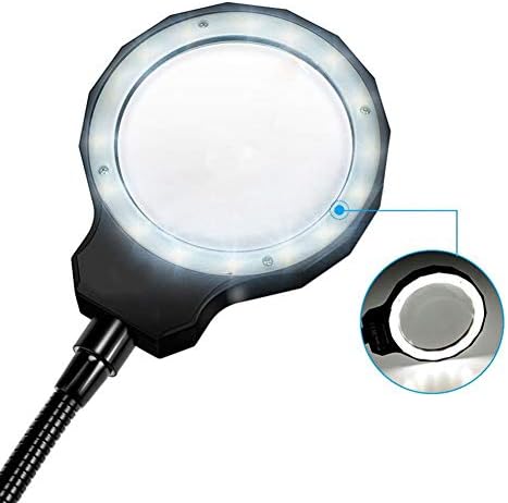 IGPG HD זכוכית אופטית LED תאורת תאורה מגדלת, צינור USB נטען קריאת מתכת קריאת תכשיטים זיהוי תכשיטים.