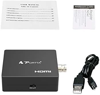 פורטטה SDI HD-SDI ל- HDMI MINI מתאם ממיר תמיכה 1080p לנהיגה במוניטורי HDMI