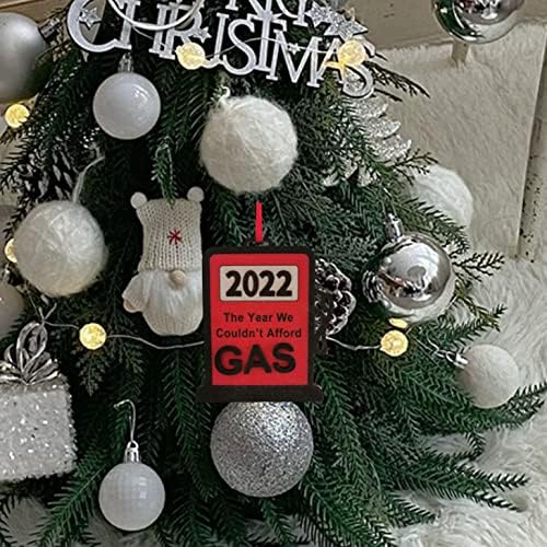 קישוטי חג המולד מצחיקים 2022 משאבת דלק, 2022 קישוטים לחג המולד, השנה שלא יכולנו להרשות לעצמנו קישוטים לדלק לעצי
