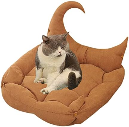 עצמי התחממות חתול מיטה-קפה מפנק ירח מיטת כורסת עבור קטן בינוני חתלתול כלב חתול מיטה לחיות מחמד בית אספקת