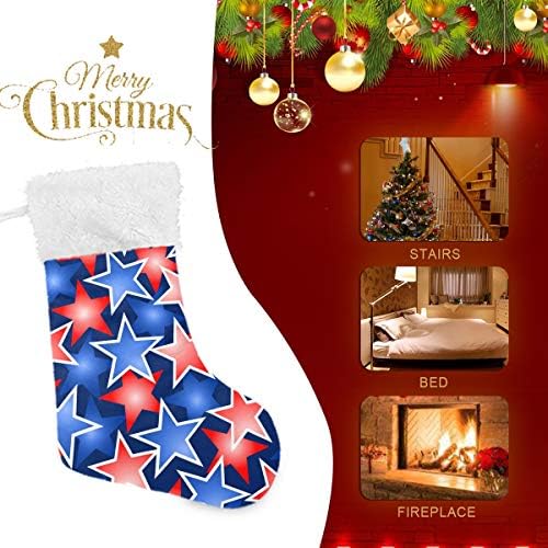 כוכב חג המולד של Pimilagu גרבי חג המולד 1 חבילה 17.7 , גרביים תלויים לקישוט חג המולד