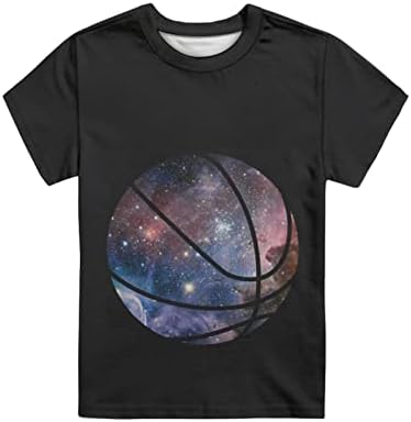חולצת טריקו של גלקסי בלאדום כדורסל ספורטיבית ספורטיבית לילדים בנים חולצת קיץ סווטשירט חידוש לריצת ספורט