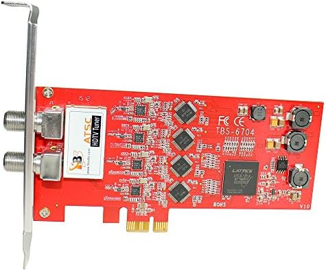 TBS®6704 ATSC/Clear QAM Quad Tuner כרטיס PCIE עבור שרת IPTV