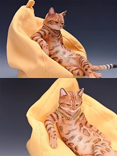 זלהין נמר חתול בעלי החיים סימולציה דגם אישיות יצירתי חמוד חיות מחמד חתול בעבודת יד אופנה לשחק קישוטי ציוד היקפי מוסך ערכת