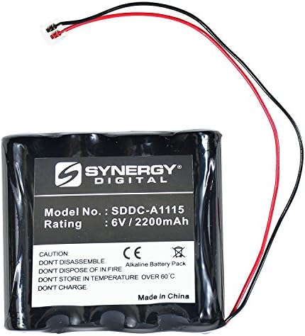 Synergy סוללות להחלפה דיגיטלית, תואמות לאספקת HD 884952 החלפה, החלפה לסוללה של Saflok X-GAA-FC42, Combo-Pack כולל: 5 x סוללות