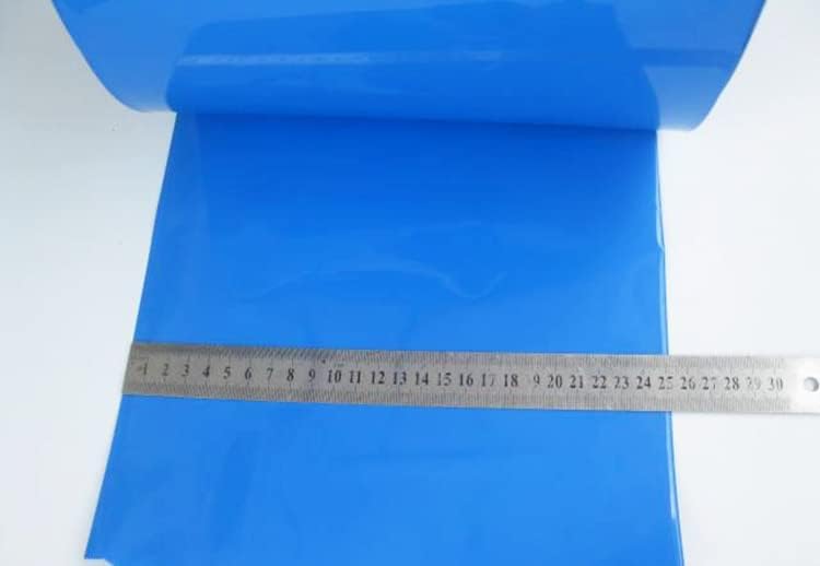 1 קג PVC חום מתכווץ צינור נרתיק סוללת סוללת סוללה לכיווץ 18650 תאים עם צינור מעטפת בידוד כחול עבה -