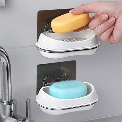 מחזיק סבון AMABEAFHE מקלחת כיור מטבח כיור ספוג מחזיק סבון סבון סבון סבון מתלה סבון סבון מאחסון אמבטיה מדף