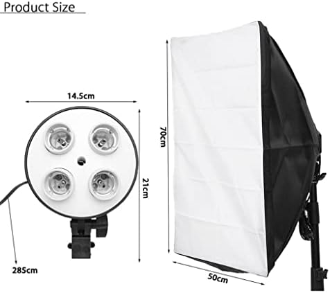 ערכת תאורה צילומי PBKINKM 4 מחזיק מנורת שקע 1.6 * 3M רקע רקע רקע בד שלוחה תמיכה בסטודיו לצילום