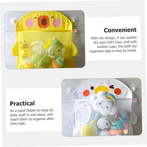 Alipis 6 PCS צעצועים לחדר אמבטיה שקית תליה תלייה אמבט אמבט צעצוע צעצוע קובי מארגן אחסון לילדים אמבטיה צעצועים מארגן אחסון