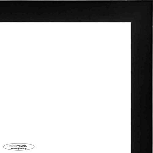 מסגרת Black Shadowbox 28x24 - מסגרת פנים קופסת צללים בגודל 28x24 על 2 אינץ ' - מסגרת שחורה מיוצרת לתצוגה של פריטי