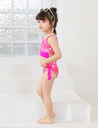 בנות בגד ים ילדים בגדי ים, מצויץ קלע בנות בגד ים + משולש לשחות מכנסי קיץ בנות בגדי ים