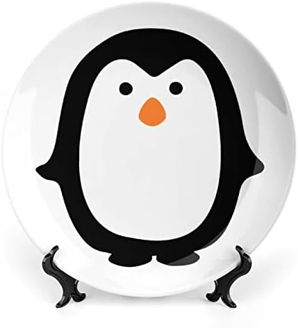 פינגווין חמוד עצם קרמיקה סין צלחות דקורטיביות עם קישוטים לתלייה של צלחות ארוחת ערב