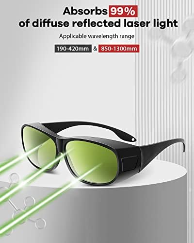 משקפי בטיחות בלייזר של אינקלה OD6+ משקפי הגנה על לייזר