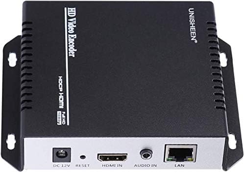Unisheen H.264 Live HDMI מקודד וידאו תומך ב- RTSP, RTP, RTMP, HTTP, UDP, SRT עבור IPTV, תומך שידור זרם חי, תומך