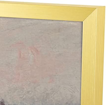 אמנות גולדן סטייט, מסגרת צילום זהב 13x19 אלומיניום עם פרספקס - כרטיסיות מסתובבות, קולבי מסור, קטעי אביב - אוסף מסגרת