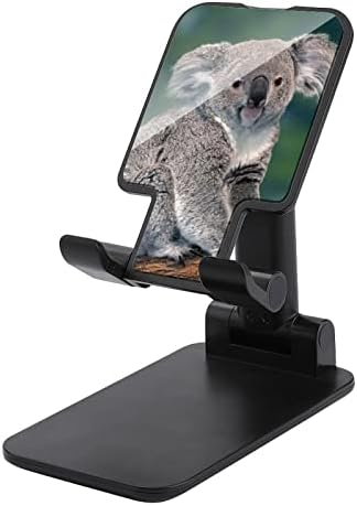 דוב קואלה חמוד מודפס שולחן עבודה מתקפל מחזיק טלפון סלולרי מתכוונן אביזרי שולחן כתיבה למשרד נסיעות